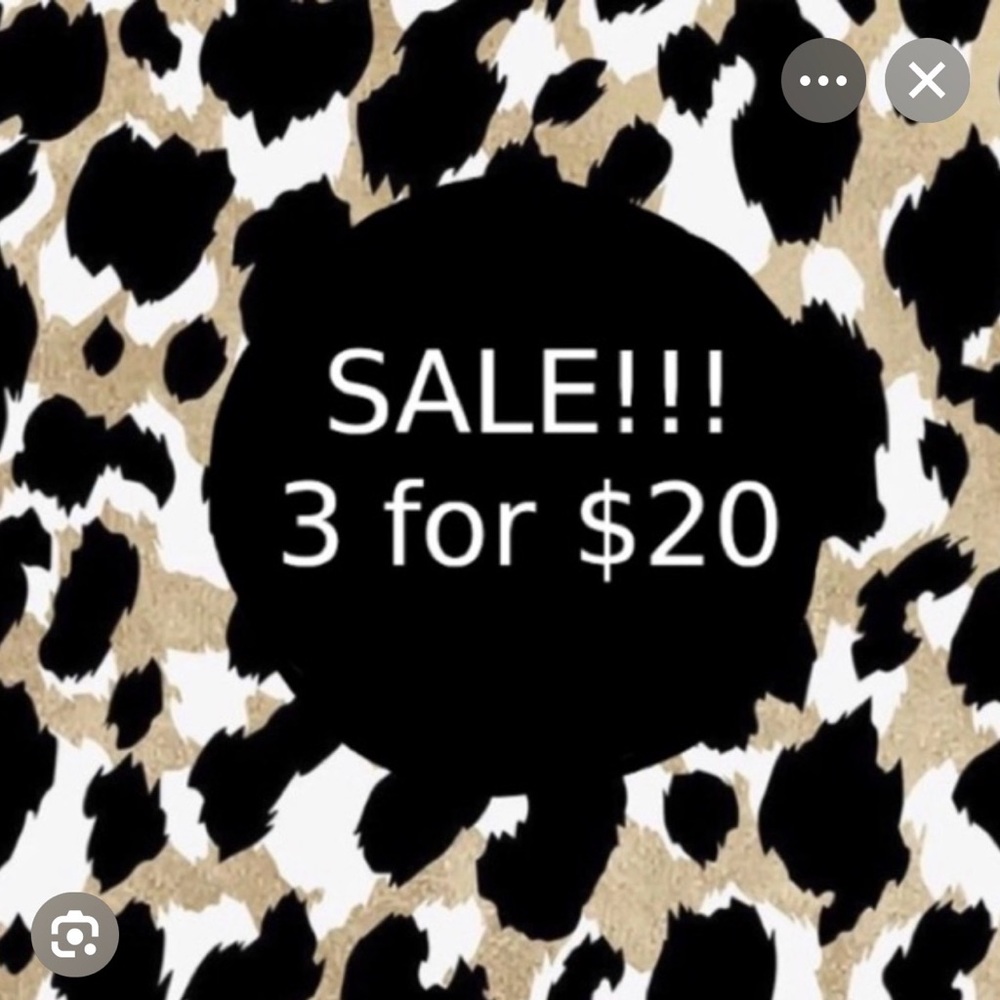 Many Selections 3 for $20